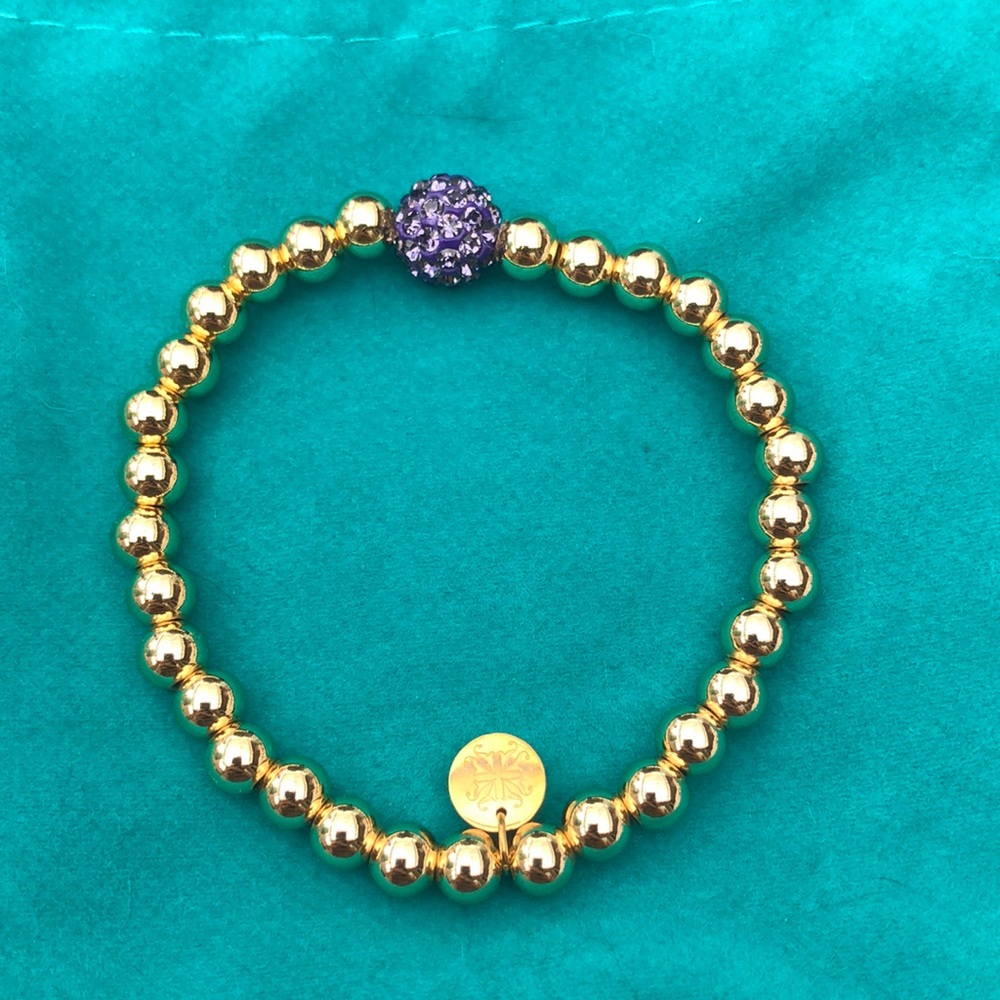 Rustic cuff Ireland purple